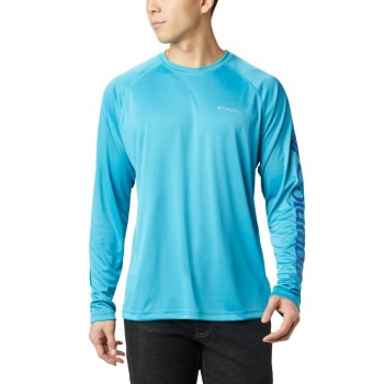 Pánské Mikiny Columbia Fork Stream Long Sleeve Blankyt ZLMFVT960